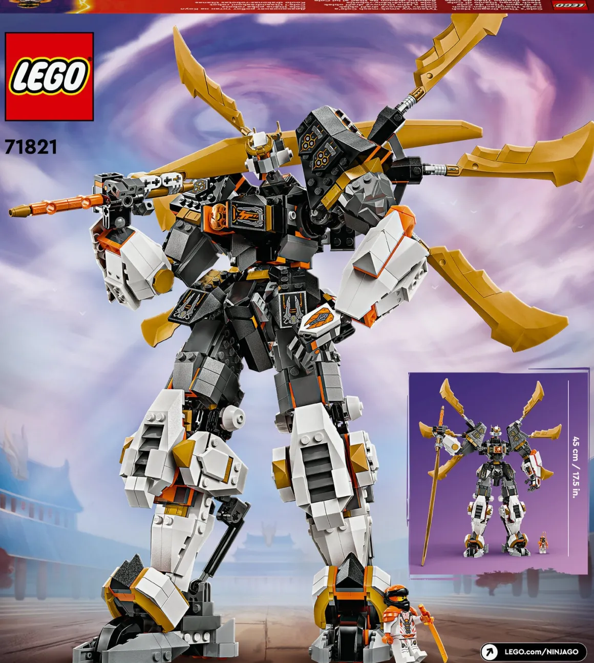 LEGO Ninjago 71821 Coles titandrage-mech