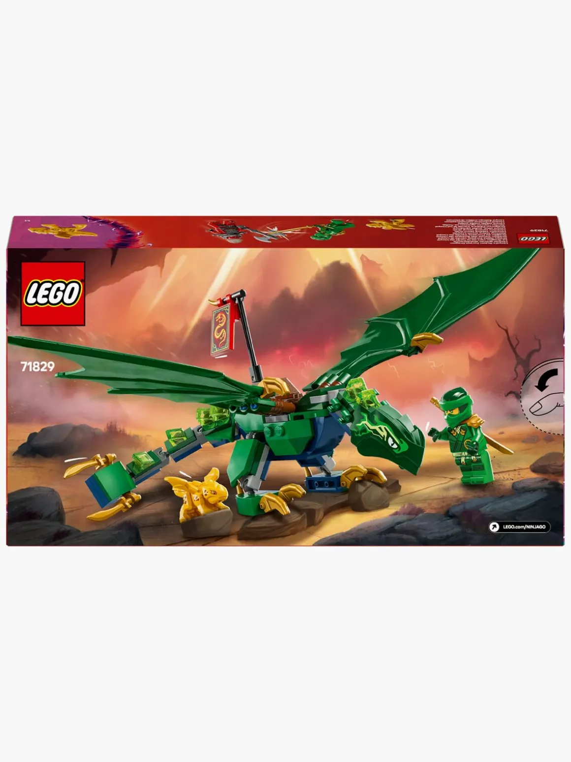LEGO Ninjago 71829 Lloyds grønne skovdrage