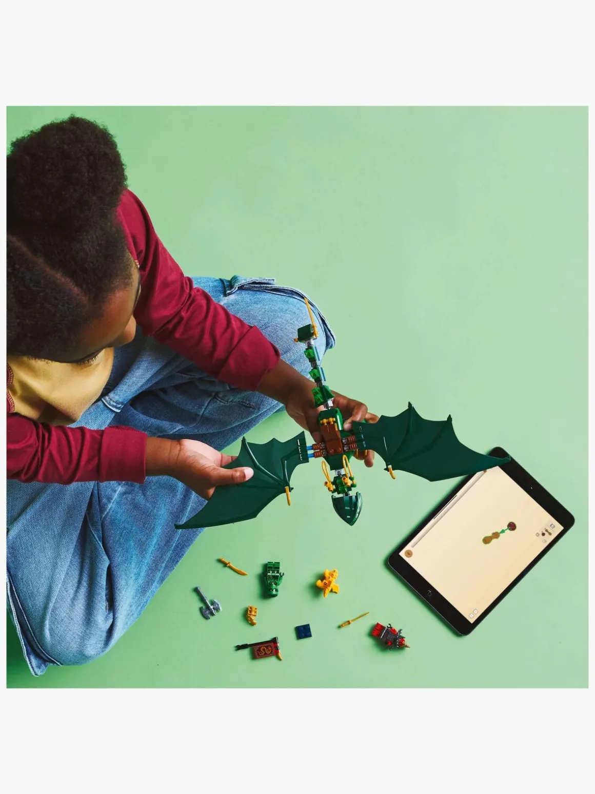 LEGO Ninjago 71829 Lloyds grønne skovdrage