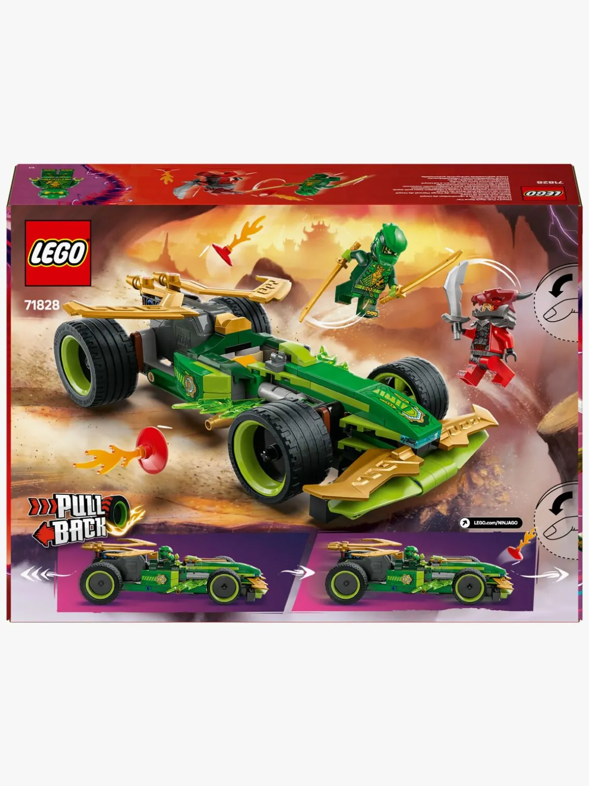 LEGO Ninjago 71828 Lloyds pull-back-racerbil