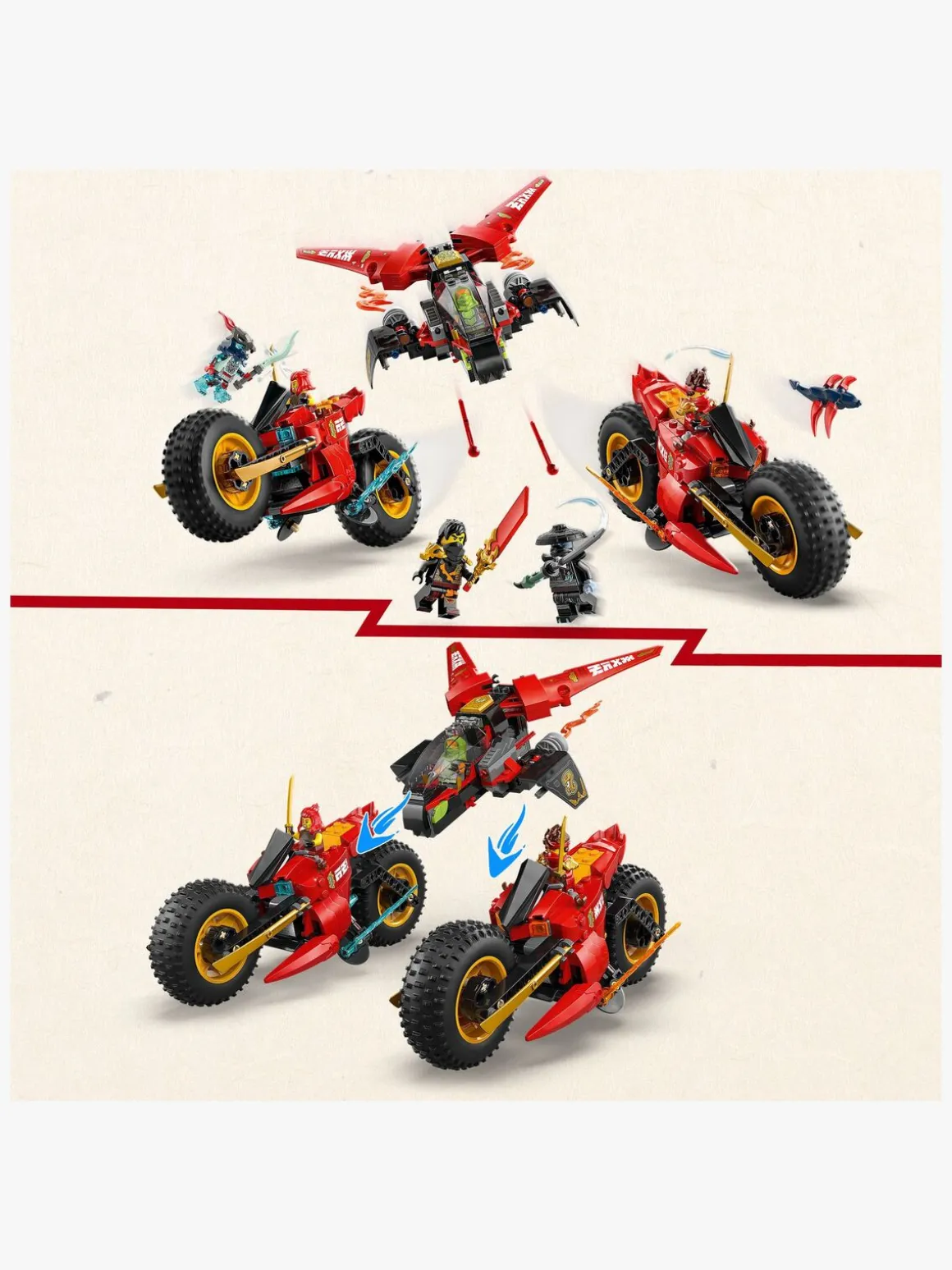 LEGO Ninjago 71844 Ninja-kampkøretøj