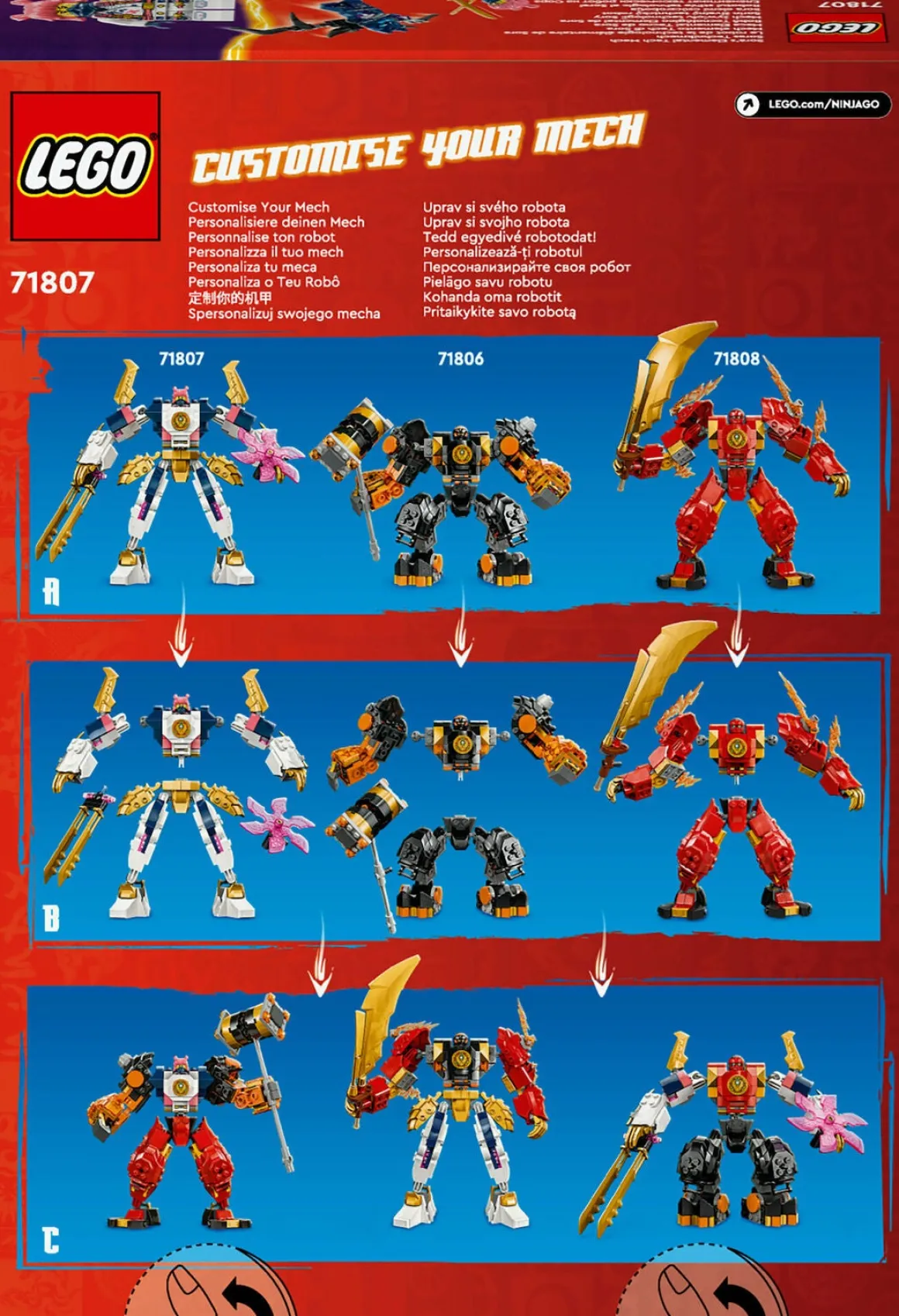 LEGO Ninjago 71807 Soras tech-elementrobot