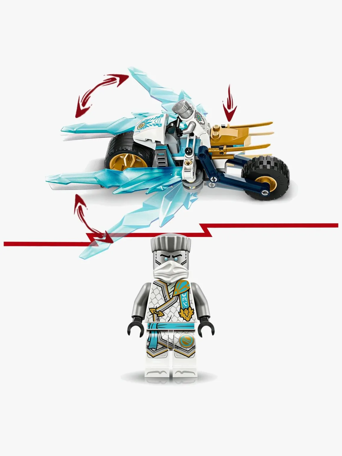 LEGO Ninjago 71816 Zanes ismotorcykel