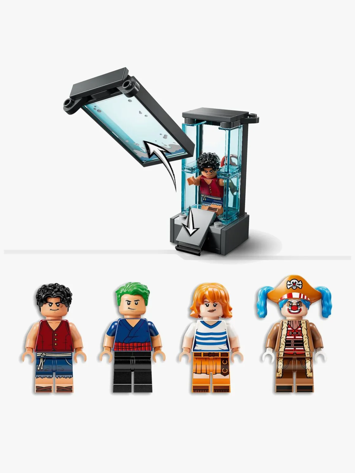 LEGO ONE PIECE 75637 Klovnen Buggys cirkustelt