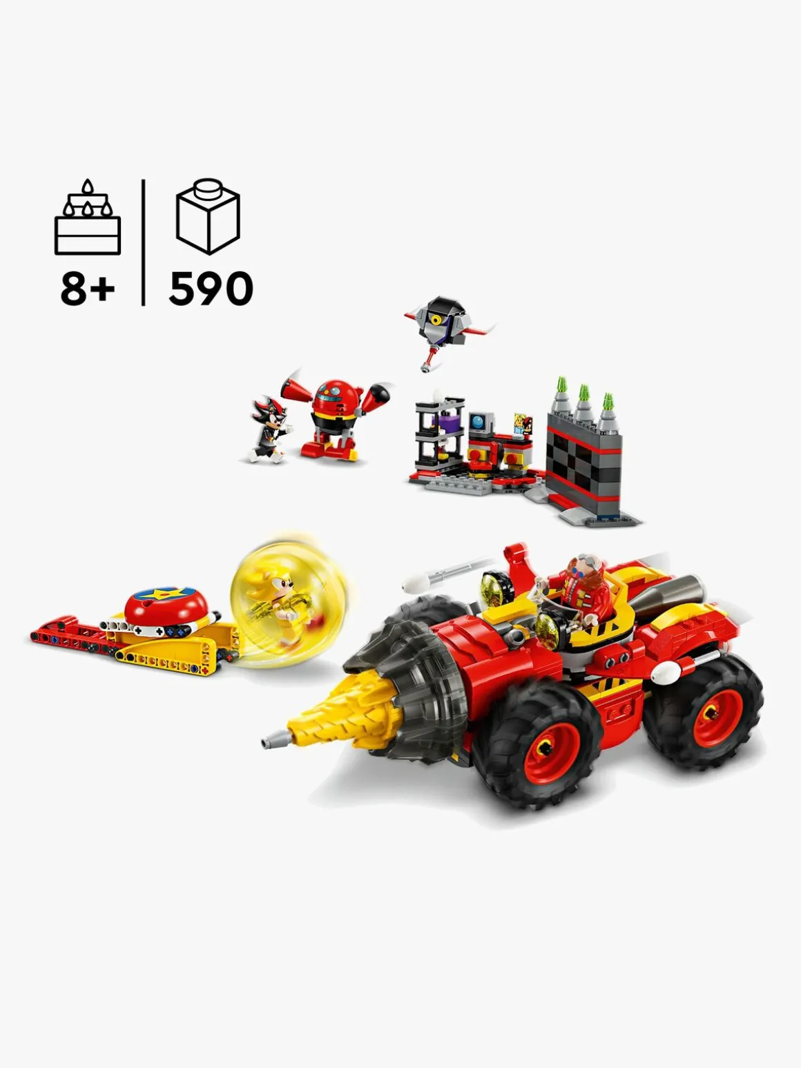 LEGO Sonic 76999 Super Sonic mod Egg Drillster