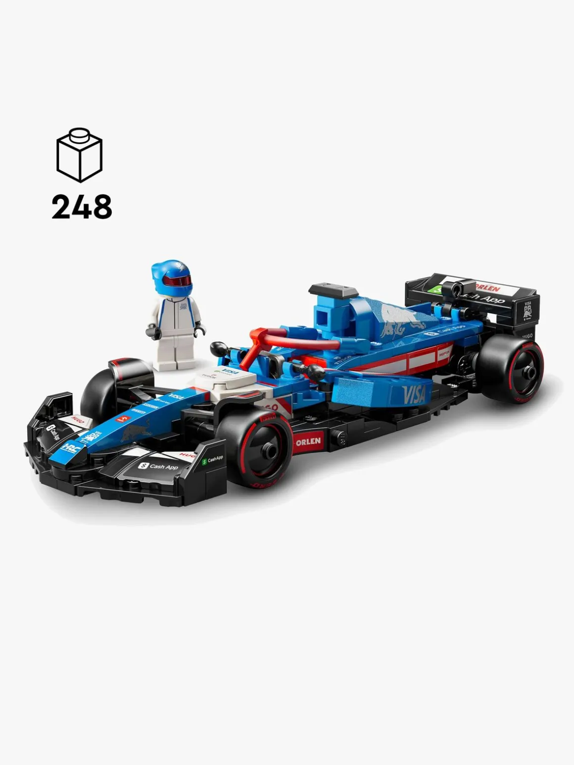 LEGO Speed Champions 77246 Visa Cash App RB VCARB 01 F1-racerbil
