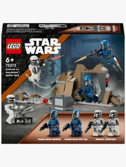LEGO Star Wars 75373 Battle Pack med bagholdet på Mandalore