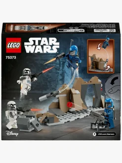 LEGO Star Wars 75373 Battle Pack med bagholdet på Mandalore