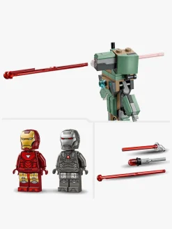 LEGO Super Heroes 76320 Iron Man og War Machine mod Hammer-droner