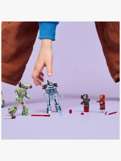 LEGO Super Heroes 76320 Iron Man og War Machine mod Hammer-droner