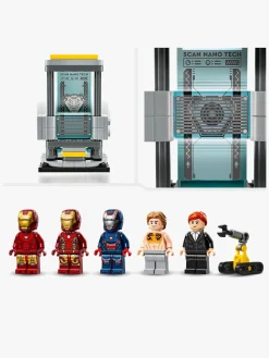 LEGO Super Heroes 76315 Iron Mans laboratorium: Dragtgalleriet