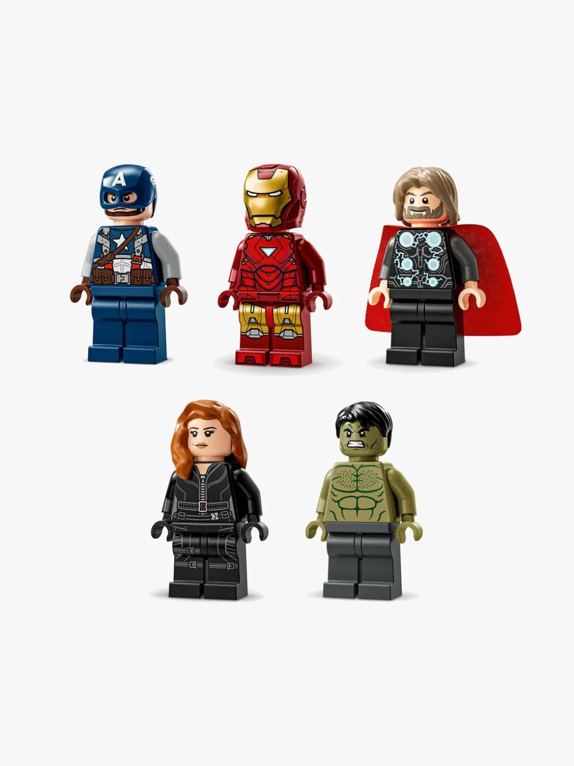 LEGO Super Heroes 76313 MARVEL-logo og minifigurer