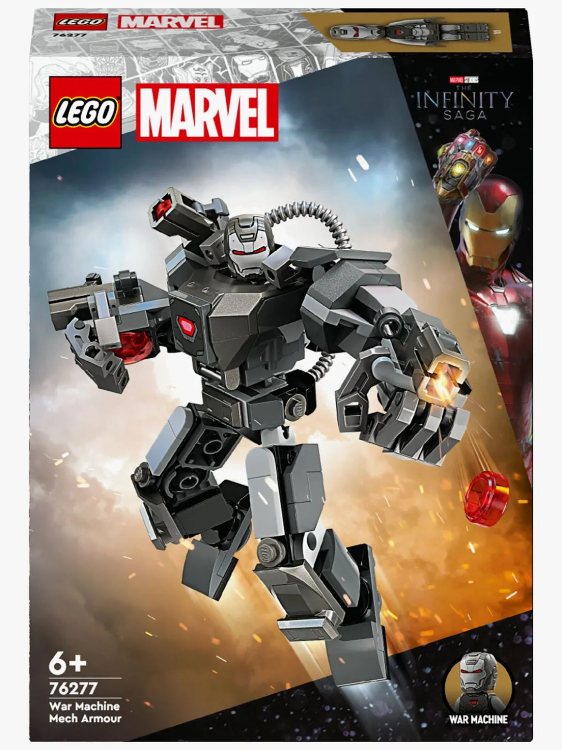 LEGO Super Heroes 76277 War Machine-kamprobot