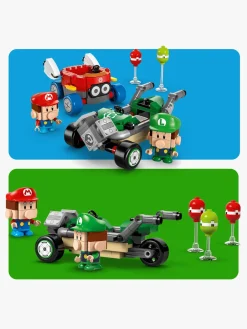 LEGO Super Mario 72034 Mario Kart – Baby Mario mod Baby Luigi