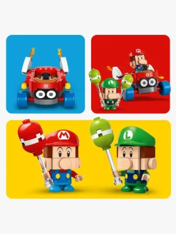LEGO Super Mario 72034 Mario Kart – Baby Mario mod Baby Luigi