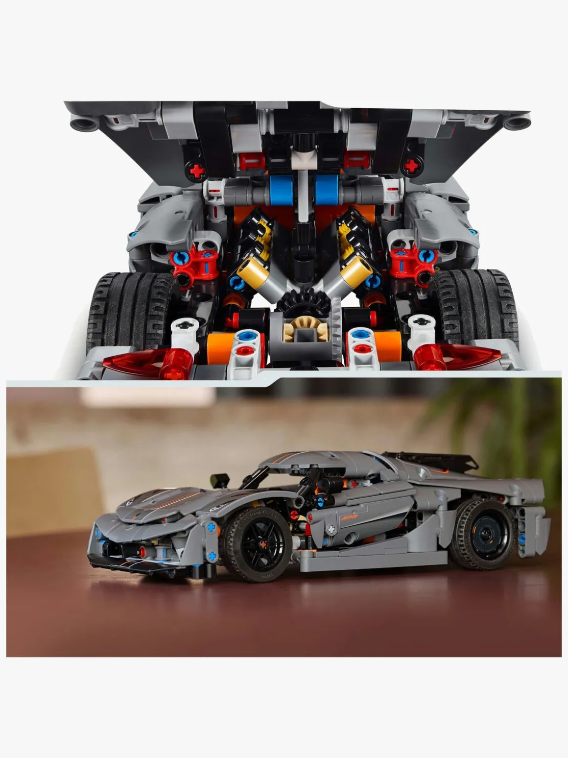 LEGO Technic 42173 Koenigsegg Jesko Absolut-hyperbil – grå