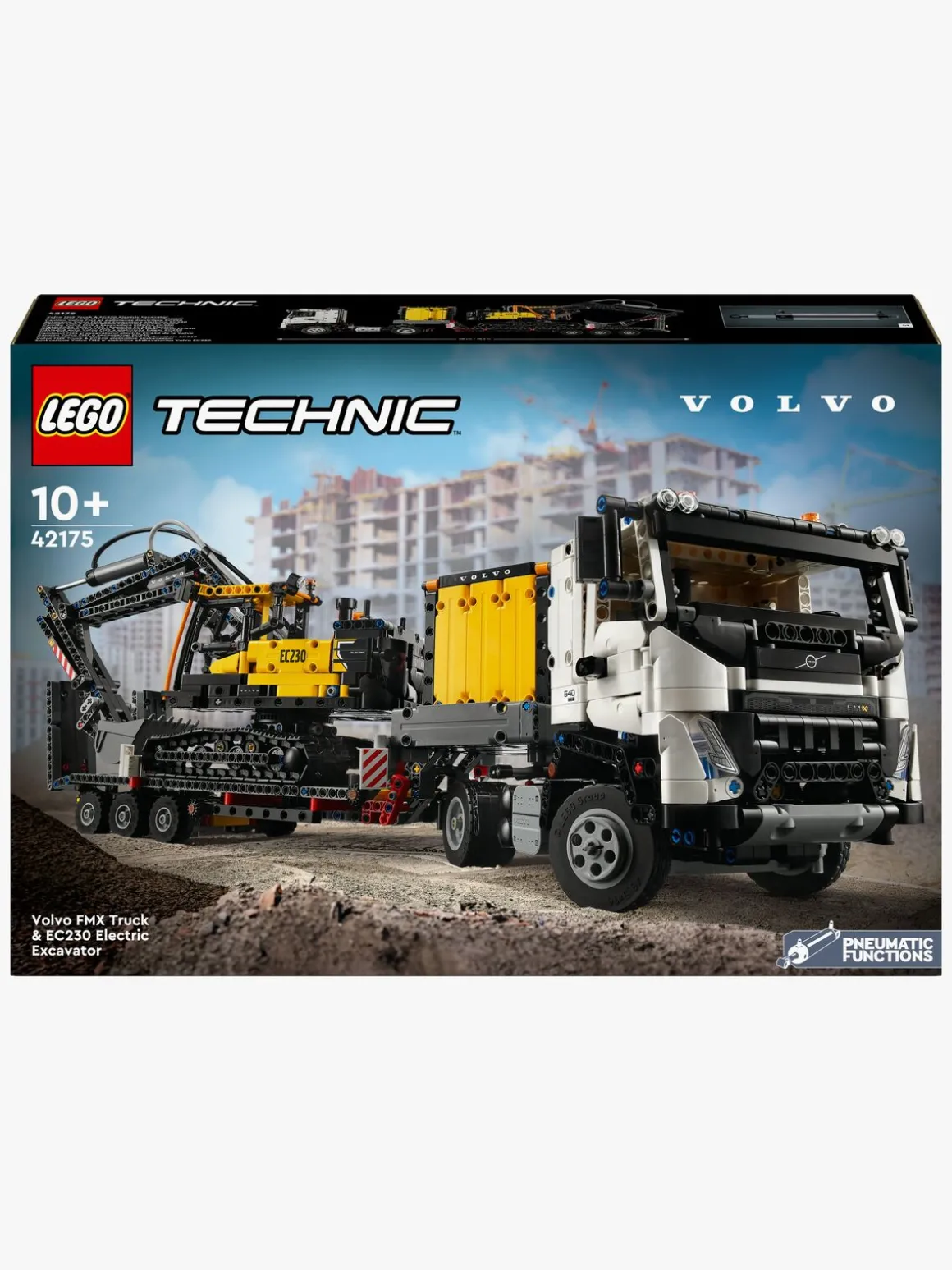 LEGO Technic 42175 Volvo FMX-lastbil og EC230 elektrisk gravemaskine