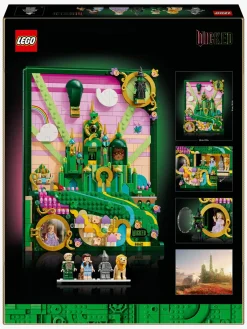 LEGO Wicked 75685 Emerald City-vægkunst