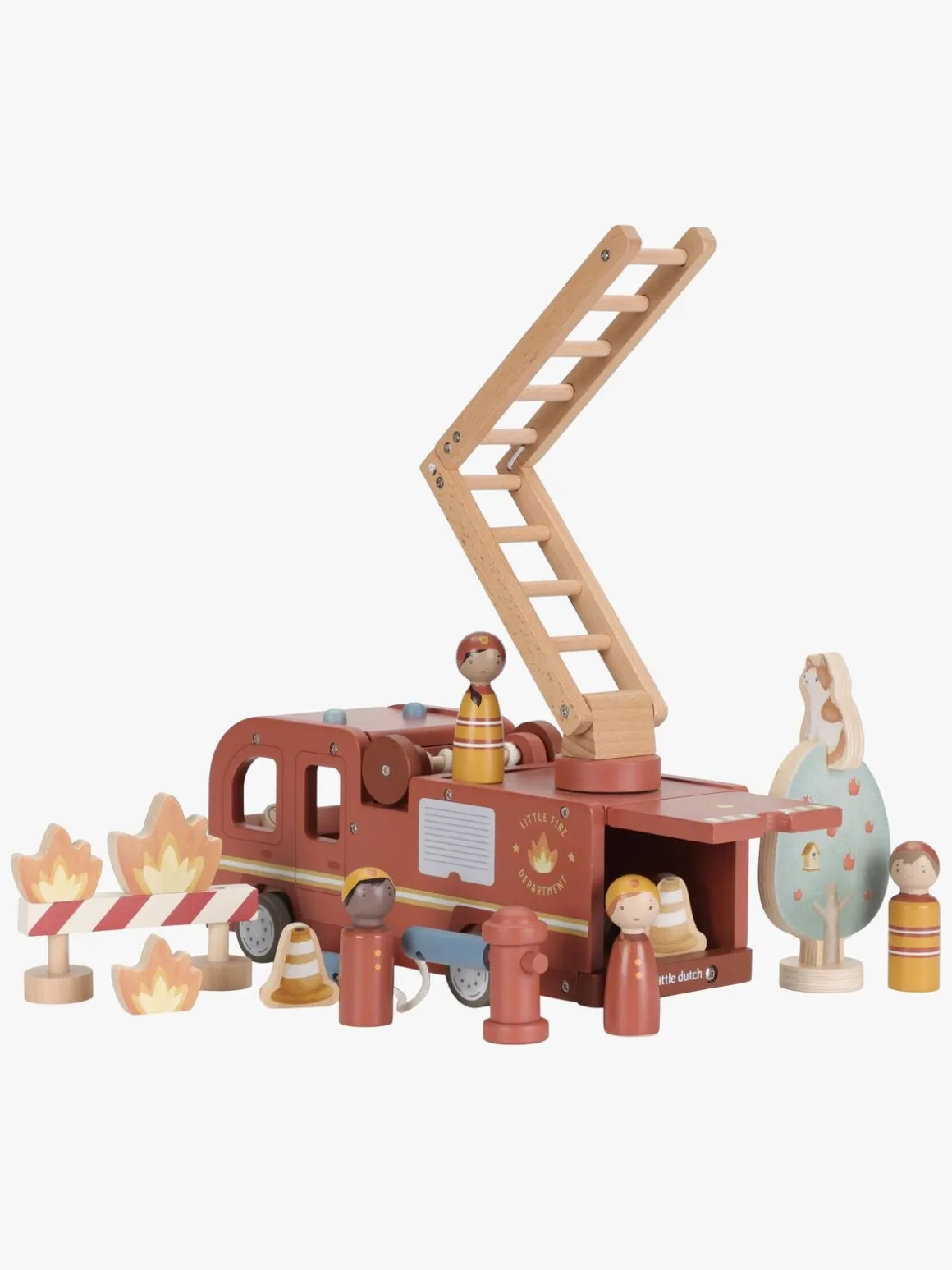 Little Dutch Brandbil med Figurer