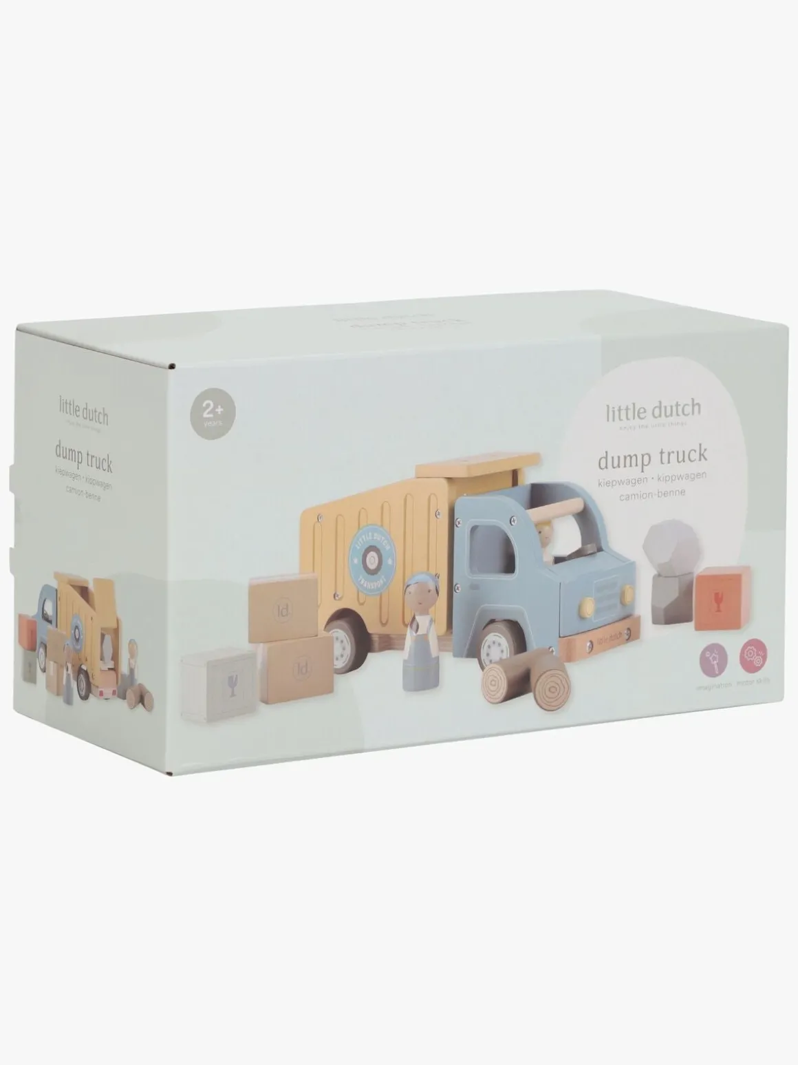 Little Dutch Skraldevogn med Figurer