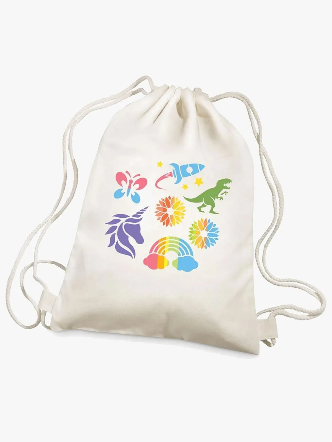 4M KidzMaker DIY-sæt Skabelontryk Gymnastikpose