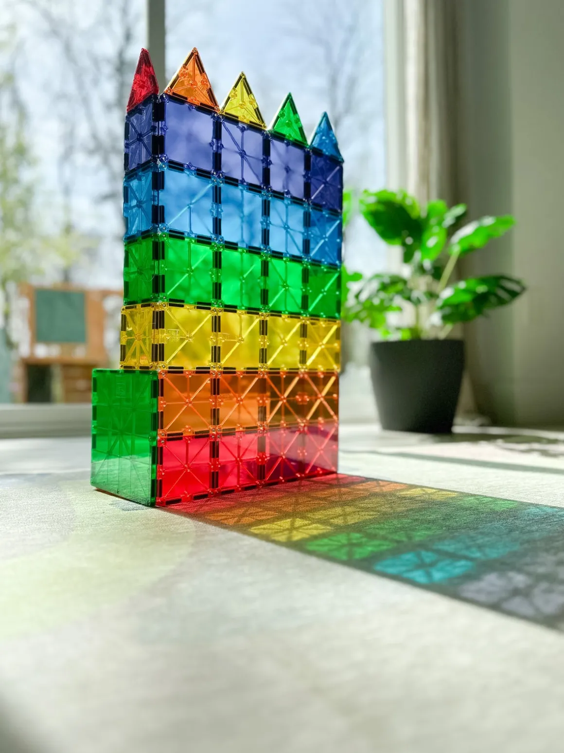 MAGNA-TILES Clear Colours Byggesæt 100 Dele