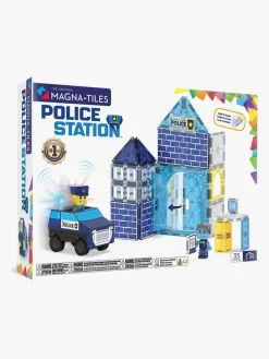 MAGNA-TILES Politistation Magnetiske Byggeklodser 35 Dele