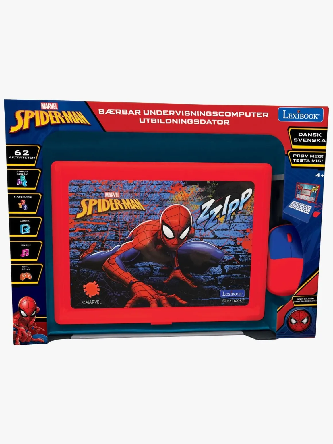 Marvel Spider-Man Bærbar Computer 62 Aktiviteter