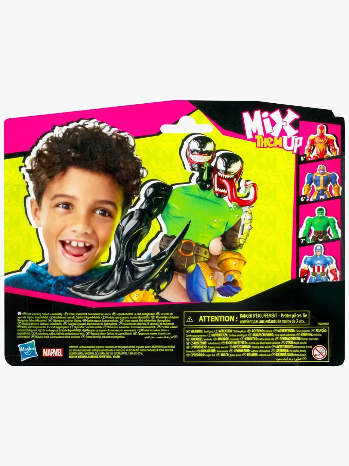 Marvel Spider-Man Mixmashers Figur Venom Delux