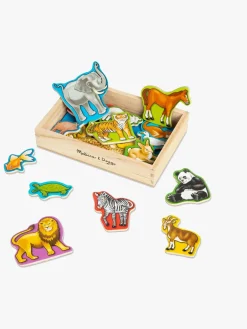 Melissa & Doug Dyremagneter i Træ 20 Stk.