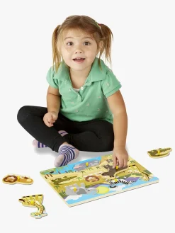 Melissa & Doug Knoppuslespil Safari 7 Brikker