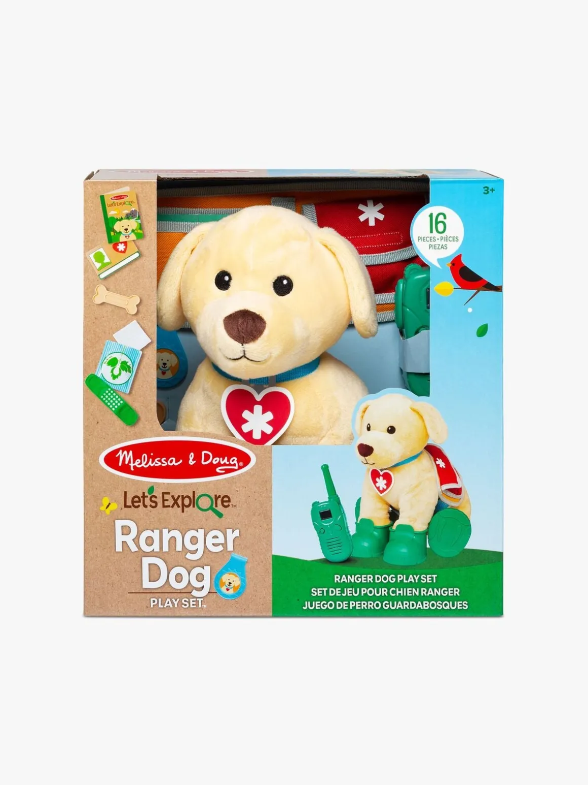 Melissa & Doug Let’s Explore Redningshund med Tilbehør