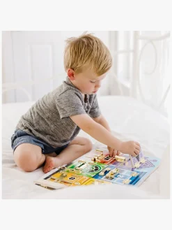 Melissa & Doug Låsebræt 6 Låger med Dyr