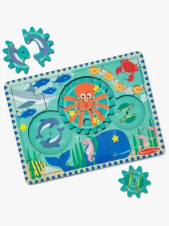 Melissa & Doug Puslespil med Tandhjul Havtema 18 Brikker