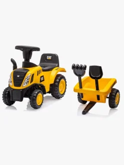 Milly Mally Ride on CAT Traktor, Gul