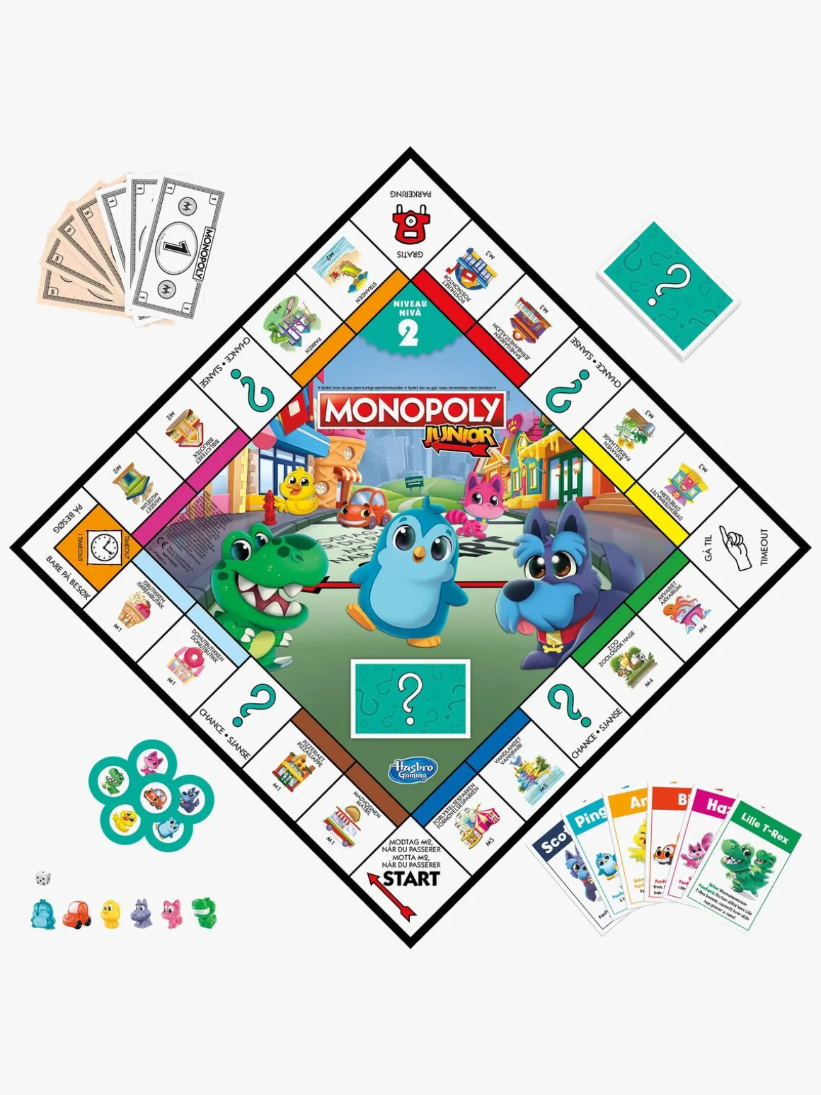 Monopoly Junior 2 spil i 1