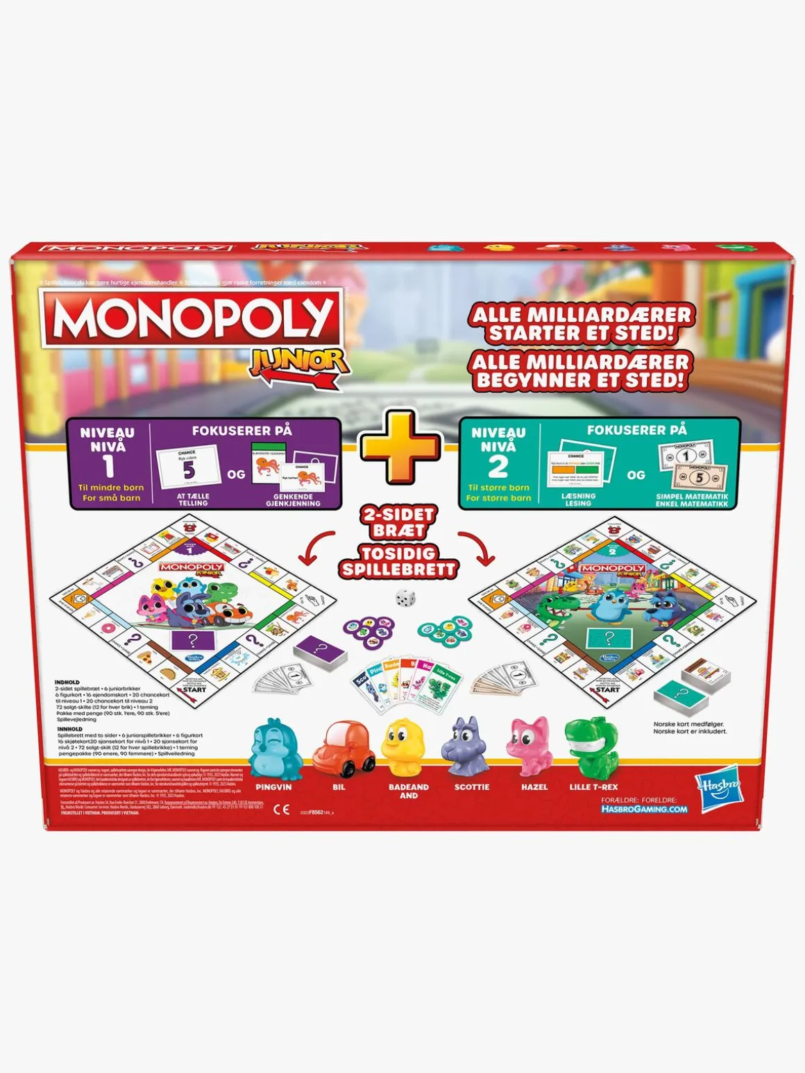 Monopoly Junior 2 spil i 1