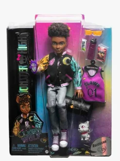 Monster High Dukke Clawd Wolf