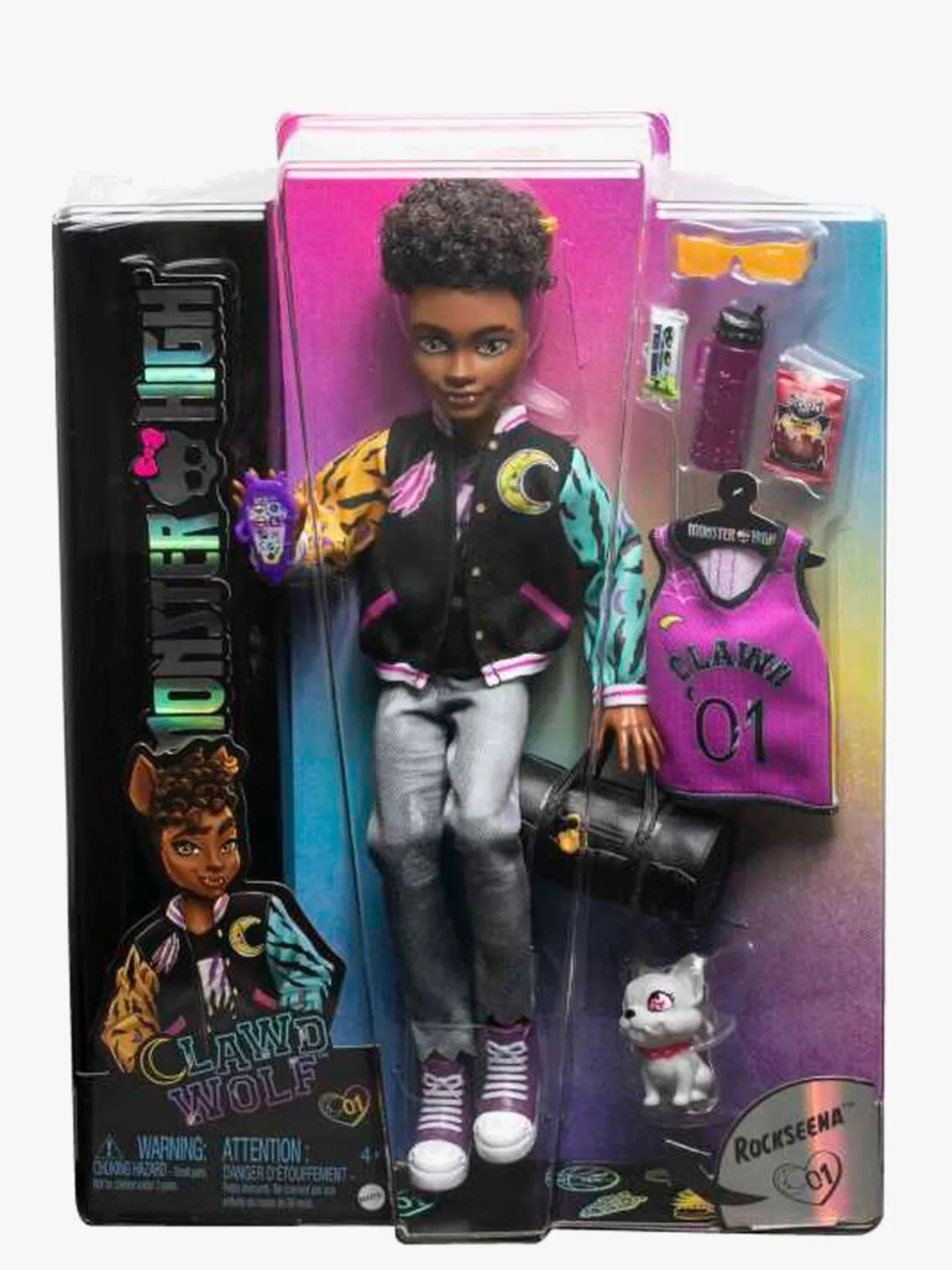 Monster High Dukke Clawd Wolf