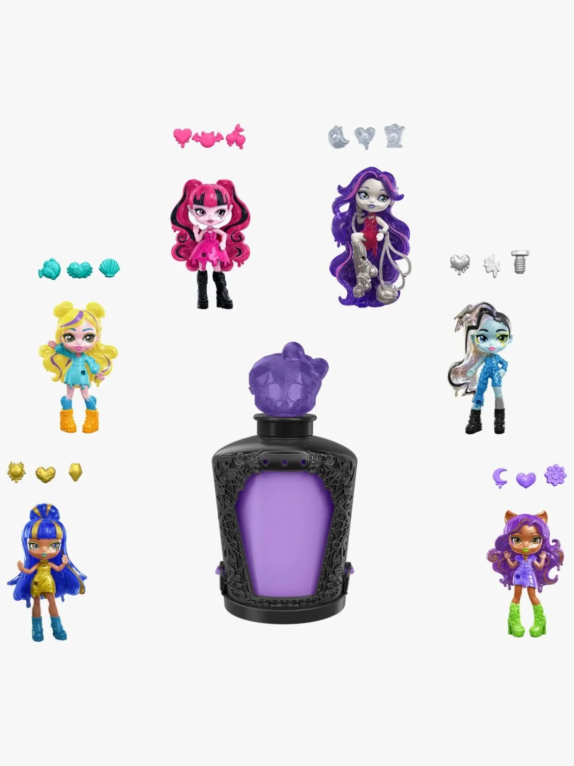 Monster High Potions Miniaturedukke Blandet Udvalg