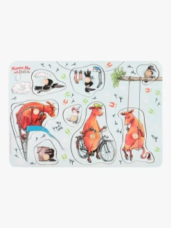 Mor Muh og Krage Knoppuslespil