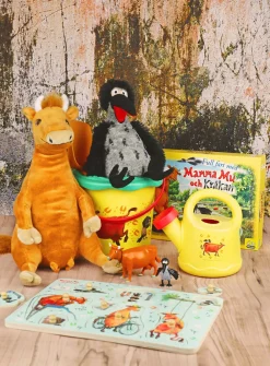 Mor Muh og Krage Knoppuslespil