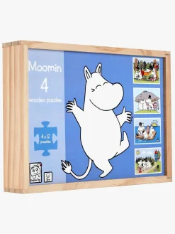 Mumitroldene 4 Træpuslespil 4x12 Brikker