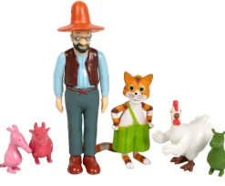 Pedersen og Findus Figurer 6 stk.