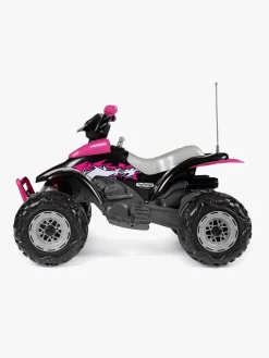 PegPérego Corral T-Rex Firehjulet ATV 330W, Lyserød/Sort