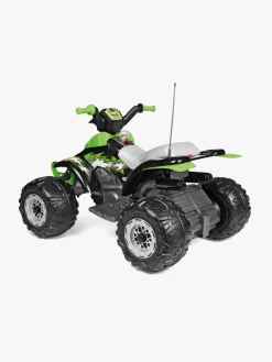PegPérego Corral T-Rex Firehjulet ATV 330W, Grøn/Sort