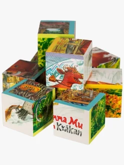 Peliko Mor Muh Og Krage Kubepuslespil 9 Brikker