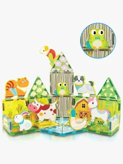 PicassoTiles Byggesæt Bondegård med 8 Dyr 26 Dele