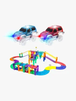 PicassoTiles Racerbane  Magnetisk Byggesæt 50 Brikker