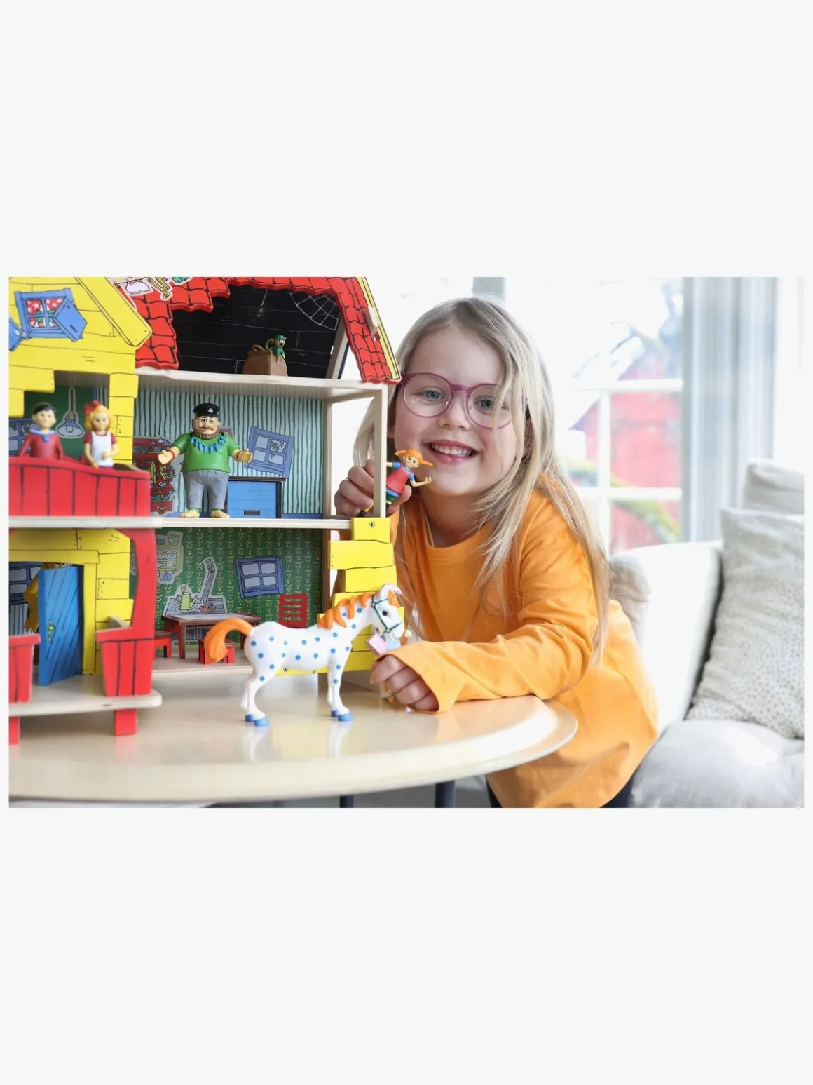 Pippi Langstrømpe Dukkehus Villa Villekulla